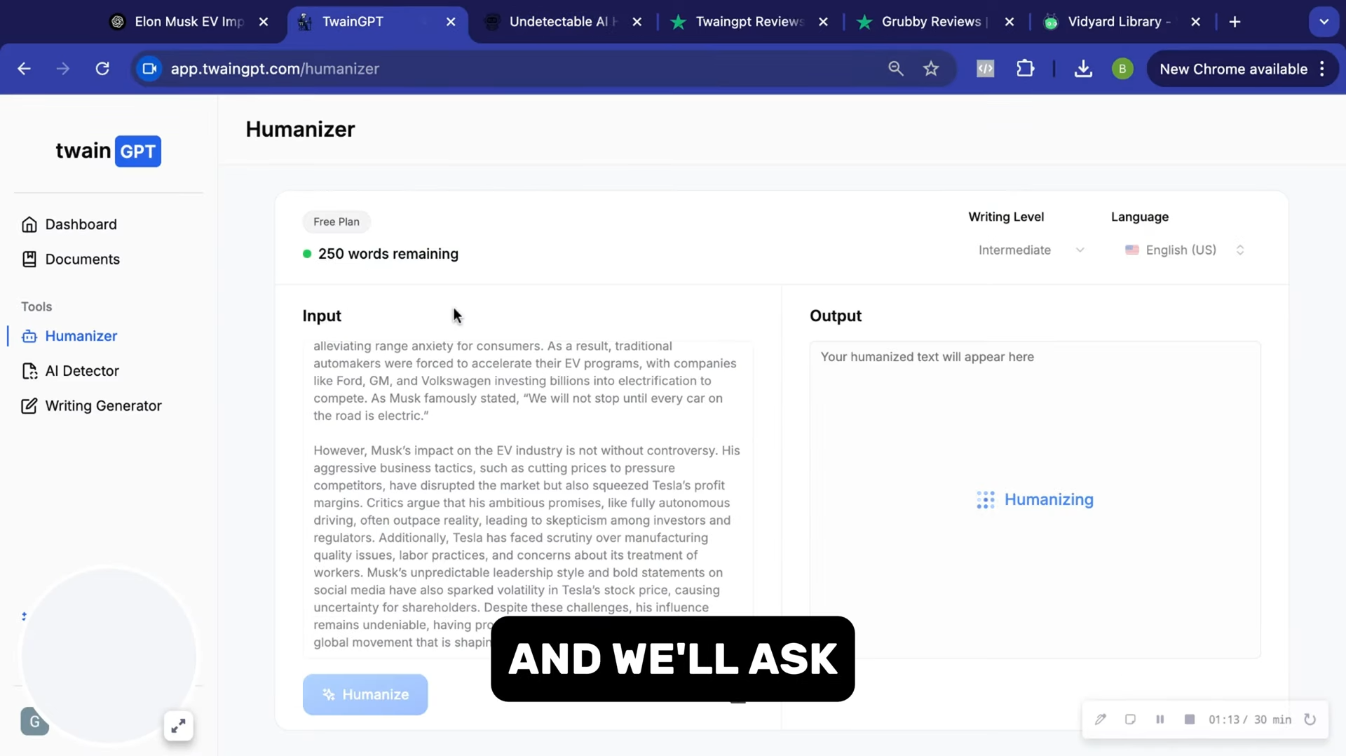 TwainGPT Review Is Twain GPT legit free alternative 1 12 screenshot