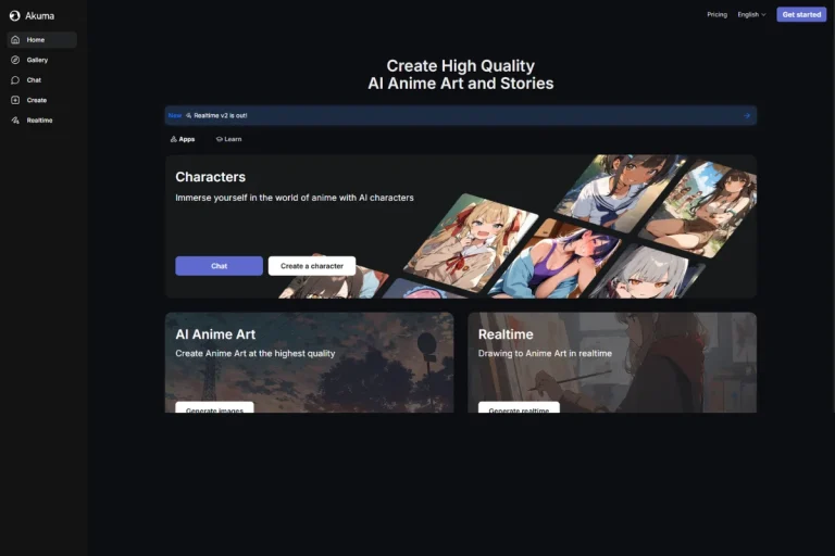Akuma AI – Free Realtime Anime Art Generator