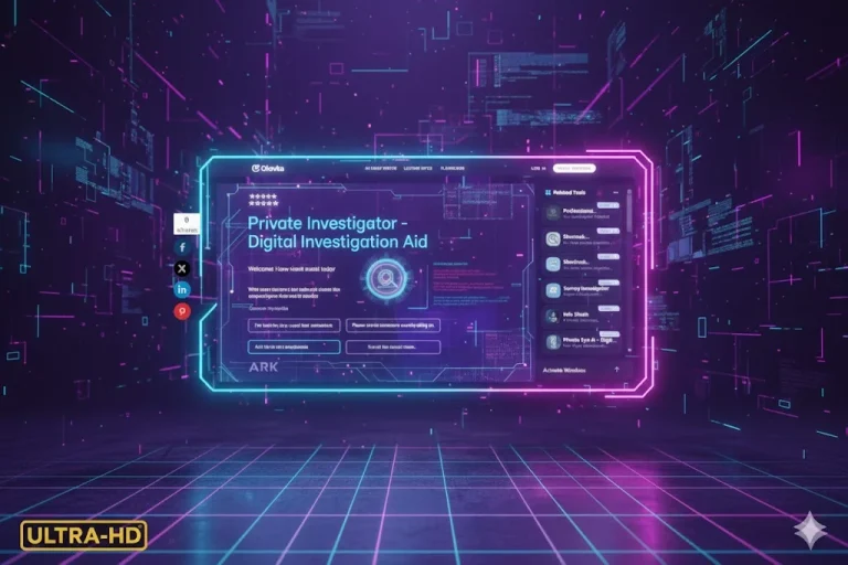 Private Investigator – Digital Investigation Aid & The Role of AI