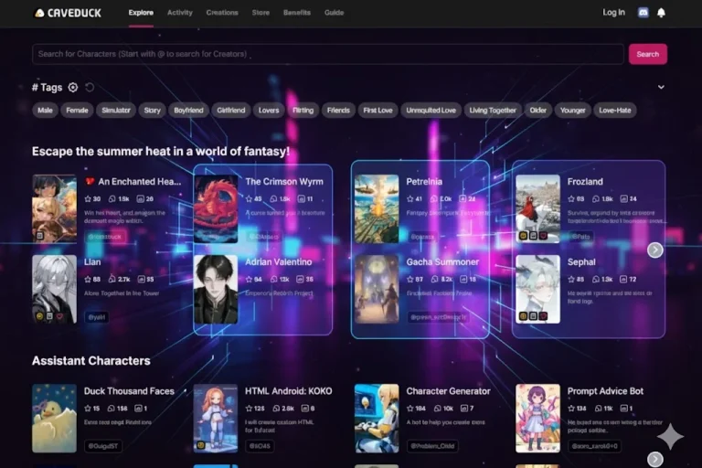 CAVEDUCK AI: The Ultimate AI-Powered Character Creation Platform